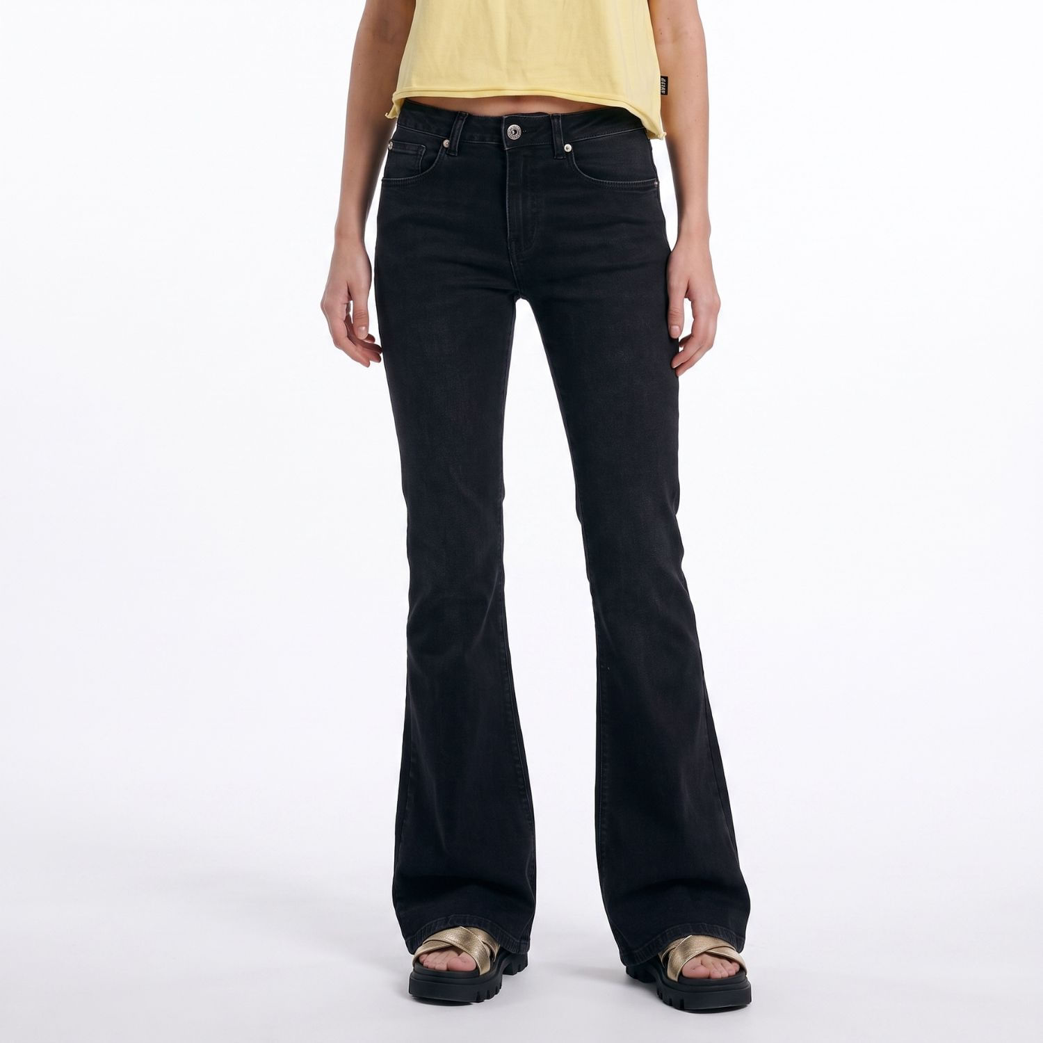 Jeans Mujer BP Polly Tiro Alto Black